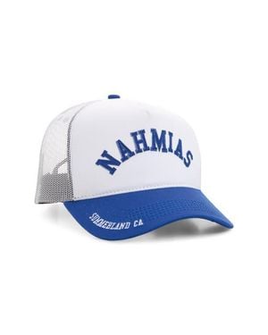 NAHMIAS Summerland Brim Trucker Hat - Blue