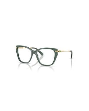 Swarovski 53Mm Cat Eye Optical Glasses - Green