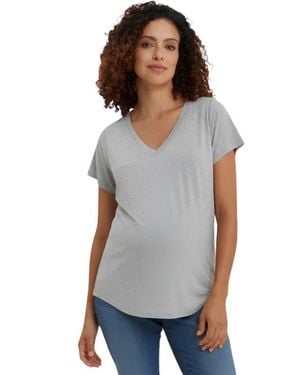 Nom Maternity The Maternity & Nursing Tee - Blue