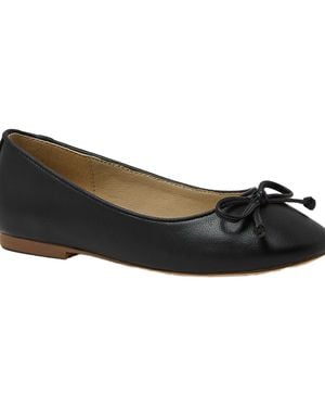 Lands' End Girls Slip On Ballet Flats - Black