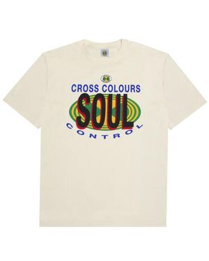 Cross Colours Soul Control T-Shirt - Natural