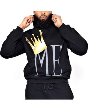 DAI MODA Crown Me Hoodie - Blue