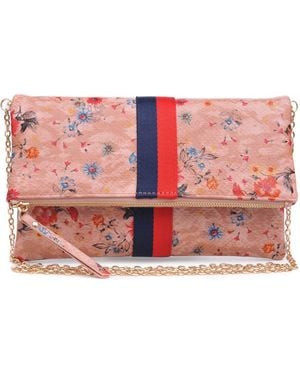 Moda Luxe Jules Print Clutch - Pink