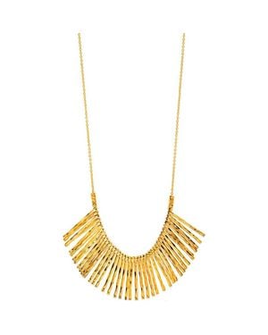 Gorjana 'Kylie' Fan Necklace - Metallic