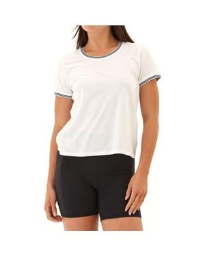 Threads For Thought Jordana Tipped Comfort Jersey T-Shirt - White