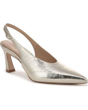 27 EDIT Naturalizer Elaine Slingback Pointed Toe Pump - White