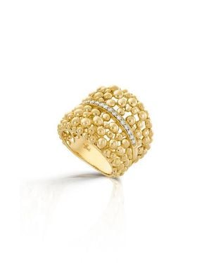 Hueb Bubbles Ring - Metallic