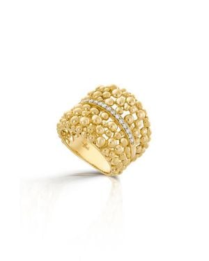 Hueb Bubbles Ring - Metallic