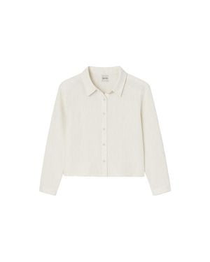 VIR VITA Paloma Linen Shirt - White
