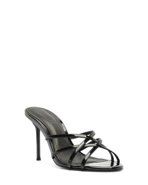 SCHUTZ SHOES Marion Strappy Slide Sandal - Black