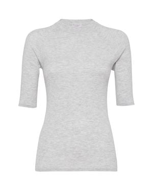 Brunello Cucinelli Sparkling Cashmere Sweater - Gray