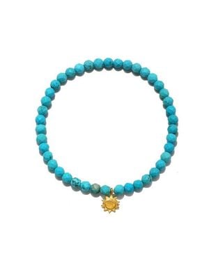 Satya Jewelry Ignite Vibrancy Sun Bracelet - Blue