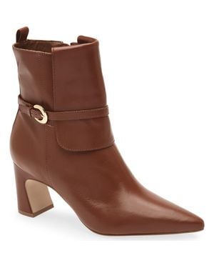 KOKO + PALENKI Viggo Buckle Strap Bootie - Brown
