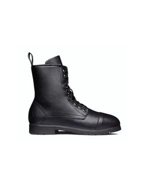 Xena Workwear Spice Steel Toe Lace Up Zip Safety Boot - Black