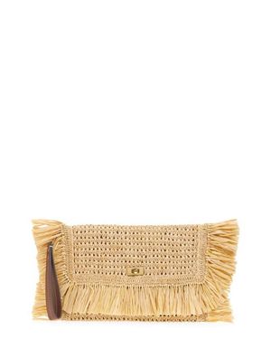 Anya Hindmarch Oversize Raffia Clutch - Natural