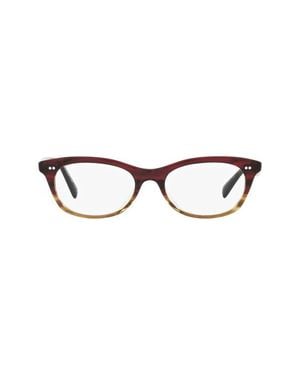 Oliver Peoples 51Mm Square Optical Glasses - Multicolor