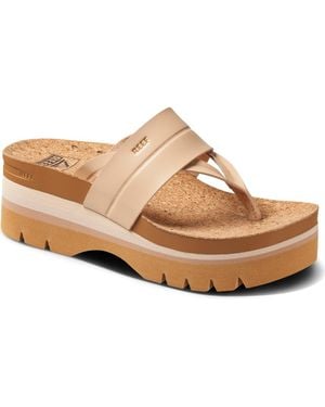 Reef Vista Higher Lennox Platform Flip Flop - Brown