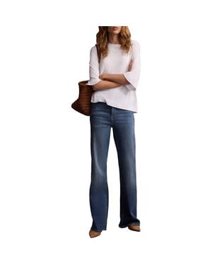 Mint Velvet Ultimate Flared Jeans - Blue