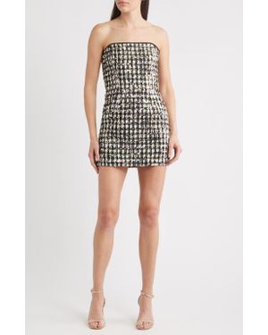 Black Halo Loreilla Strapless Minidress - Black