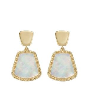 Argento Vivo Mother-Of-Pearl Drop Earrings - Metallic