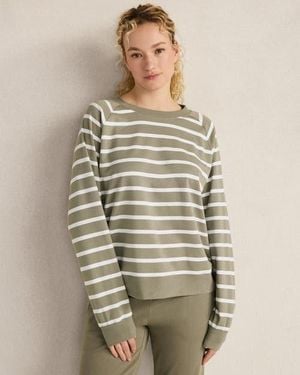 Haven Well Within Organic Cotton Interlock Everyday Sweatshirt - Natural