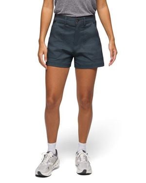 Prana Stretch Zion Cargo Shorts - Blue