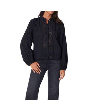 Paneros Clothing Georgia Embroidered Shirt - Black