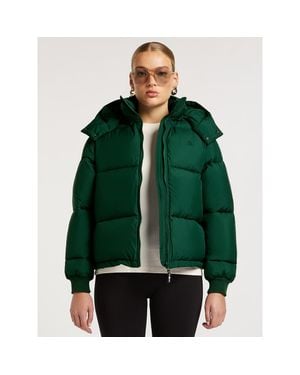 4th Arq Hudson Long Sleeve Hooded Puffer Coat - Green