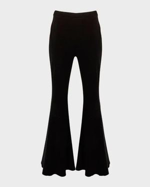 Anne Fontaine Vic Velvet Pants - Black