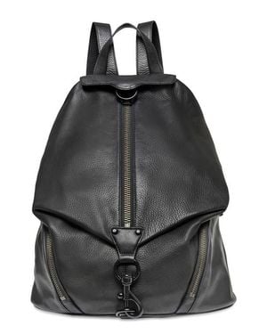 Rebecca Minkoff Jumbo Julian Leather Backpack - Black
