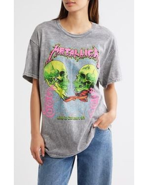 Merch Traffic Metallica Graphic Tee - Gray