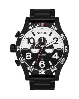 Nixon 51-30 Chronograph Bracelet Watch, 51Mm - Black
