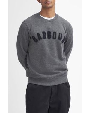 Barbour Prep Logo Crewneck Sweatshirt - Gray