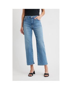 FRAME The Mellow Ankle Straight Leg Jeans - Blue