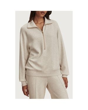 Varley Selene Half Zip Sweatshirt - Gray