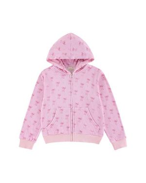 Cleonie Kids' Soft Fleece Zip Hoodie - Pink