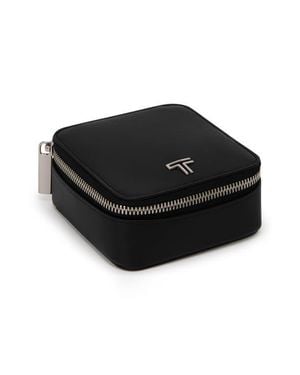 Tumi Leather Jewelry Case - Black
