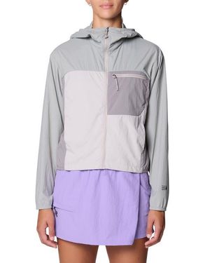 Mountain Hardwear Wind Veil Hooded Jacket - Blue
