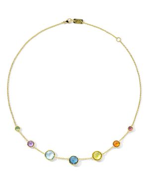 Ippolita Lollipop Graduated 7-Stone Station Necklace - Metallic