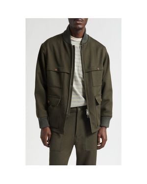Beams Plus Fielder Wool Jacket - Green