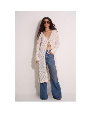 Gottex Beach Life Santorini Crocheted Midi Cover-Up - Natural