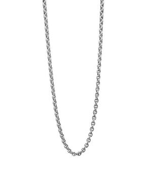 Lagos Anthem Double Link Chain Necklace - White