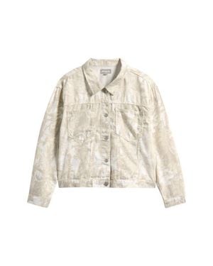Tractr Kids' Print Trucker Jacket - Natural