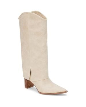 Matisse Walker Foldover Shaft Knee High Boot - Natural