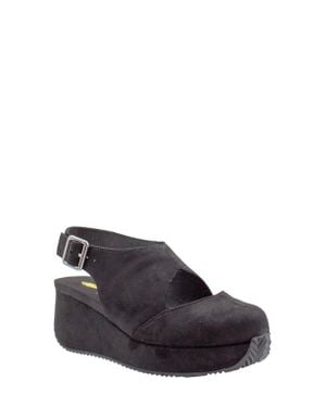 Volatile Aurora Platform Wedge Sandal - Black