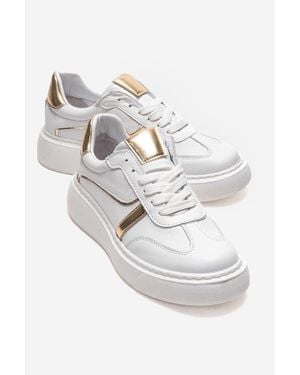 Forever & Always Shoes Ivara Leather Everyday Sneaker - White