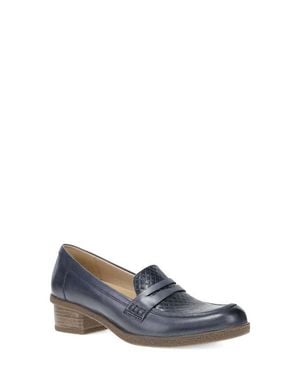 Dansko Danica Waterproof Penny Loafer Pump - Blue