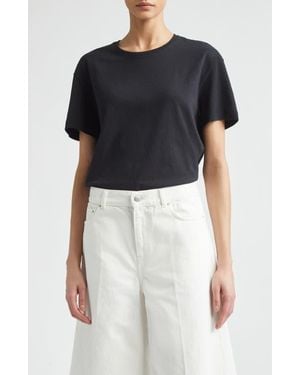 TOTEME Classic Organic Cotton T-Shirt - Black