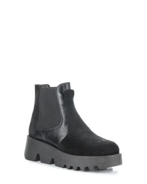 Fly London Zinp Wedge Chelsea Boot - Black