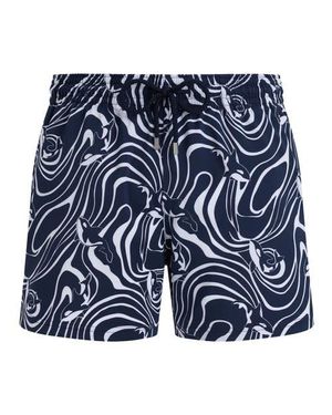 Vilebrequin Stretch Short Swim Shorts Orcas - Blue